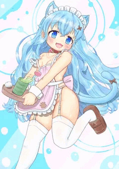 猫耳メイドちゃん。