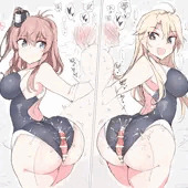尻コキサラアイオワ競泳水着mode