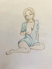 乳見せお姉さん