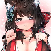 扶桑にゃんに挟んでもらう。