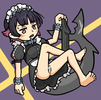 サメのメイドさん