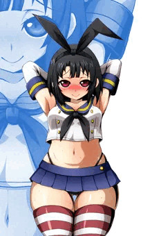 高雄さんに無茶な格好させてみた