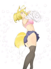 狐娘さん　お着替え中