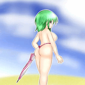 ビーチでトップレスゆうかりん