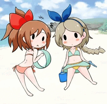 深夜廻のユイちゃんハルちゃん