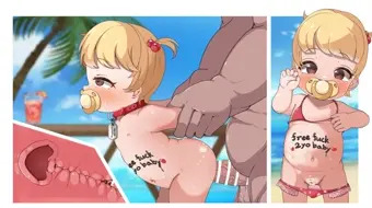 [Live2D動画] 海辺で出会った赤ちゃん