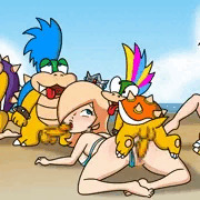 Princesses at the beach 2