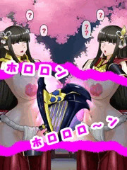 ギルドから派遣されたハンターを歓迎するカムラの里受付嬢