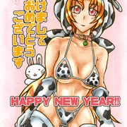 2021年 丑年 「年賀イラスト」