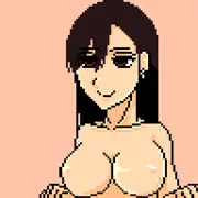 ティファ乳揺れ