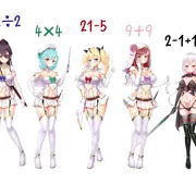 【エロRPG】ヒロイン立ち絵と謎の数式!!