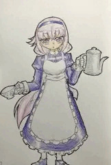 メイド奉仕お嬢様
