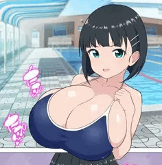 くそデカおっぱいスク水直葉とプールしてたらサァ…