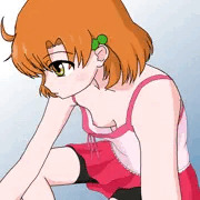 可奈　胸チラ