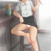 注ぐ娘