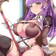 透け衣装のシスターさん