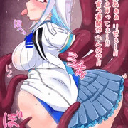【skeb】リゼ皇女 両穴触手レイプ
