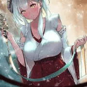 妄想 元旦に出会った奇跡の巨乳龍神巫女【オリジナル】