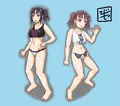 ダンスなう水着＋全裸差分