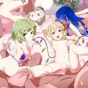 東方貧乳乱交絵