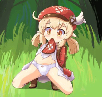 クレーちゃんたくしあげ中
