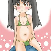 バランスボールに乗って