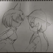 何かを企むサーバル