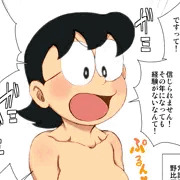 常識改変マシンによって裸のままHな説教をする玉子。