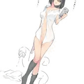 油断しきったずぼら女の子