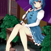 わちき濡れました…