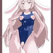 †穴あきスク水†