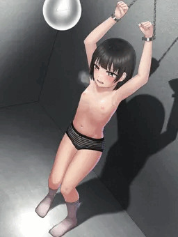 拘束されて失禁しちゃう女の子_SS挿絵