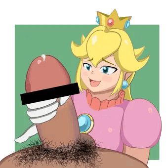 ピーチ姫　手コキ