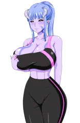 【紫肌】 スポブラ着用娘