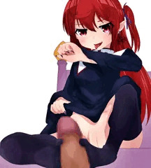 うちの子で足コキ