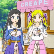 お友達とのお出かけ　クレープ屋さん！