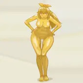 ニジエたん金粉ショー