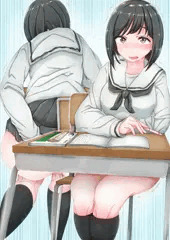 授業中に便意に襲われ残り時間の長さに絶望するJK