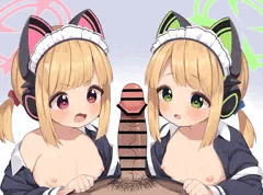 メイドミドモモにご奉仕してもらうえち絵