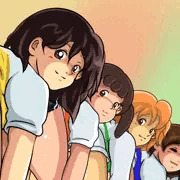 ４人のブルマ姿