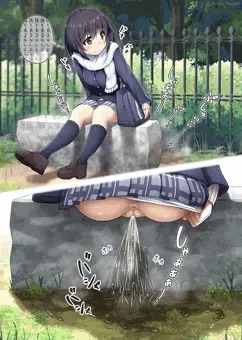 ベンチの裏側（おしっこのみ・別角度）