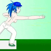 ボール投げレオナ
