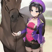 馬と少女の交尾ショー
