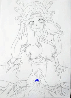 ぶっといので奥を掻き回されるセラフィナちゃん。
