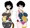 ギネ＆セリパ元・気・玉（孕腹）スパーキン！（表紙絵検討用着色案