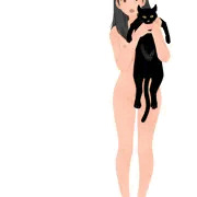 猫と綾乃ちゃん