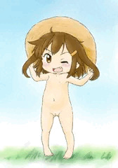 裸麦わら帽子雷ちゃん