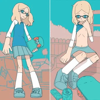 スケボー