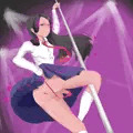 女装少年ポールダンス