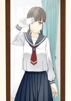 自撮り(差分付き)